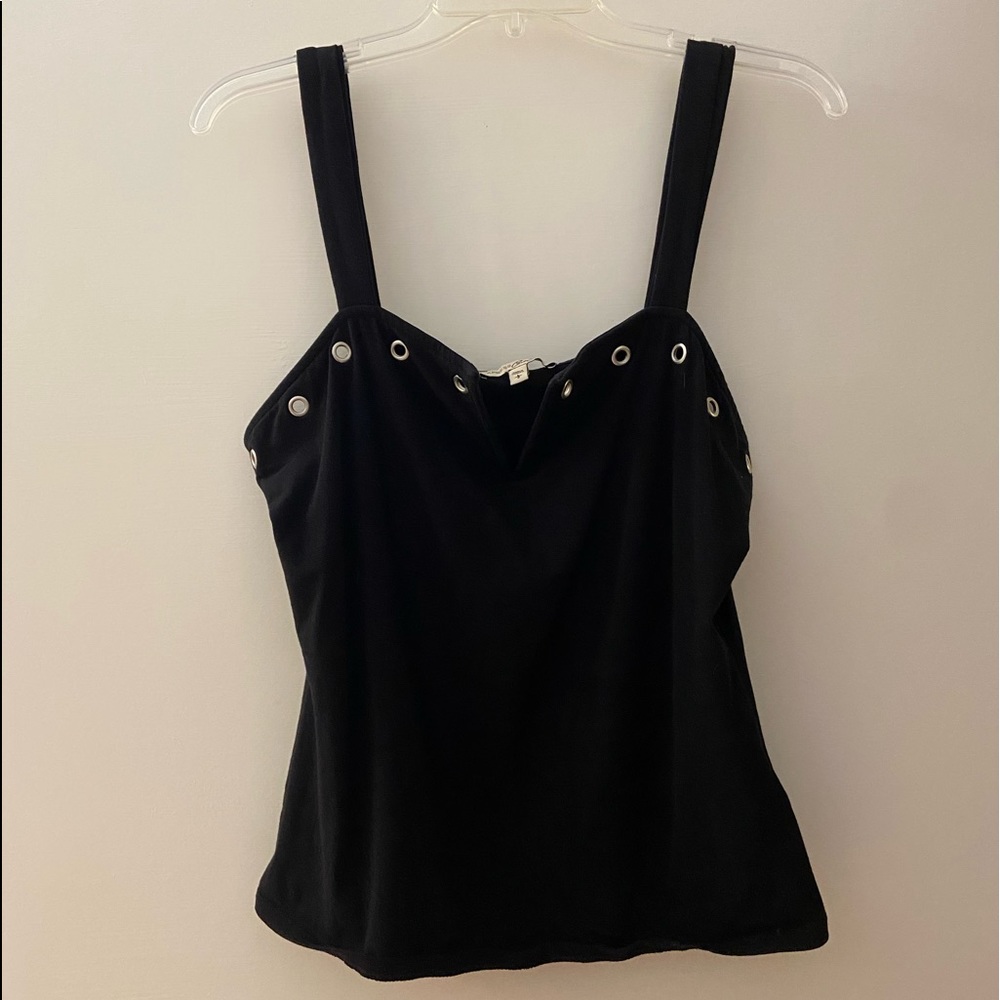 Express Black V-neck Tank-top - Large